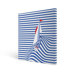 Холст квадратный с принтом Яхта в Кировске, 100% ПВХ |  | flag | joke | prank | sail | sea | stripes | water | waves | yacht vest | вода | волны | море | парус | полосы | прикол | тельняшка | флаг | шутка | яхта