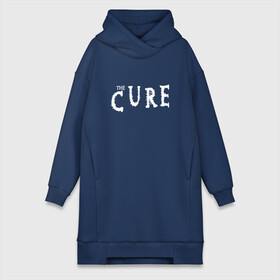 Платье-худи хлопок с принтом The Cure в Кировске,  |  | cure | британия | группы | музыка | надпись | роберт смит | роджер одоннелл | рок | саймон гэллап