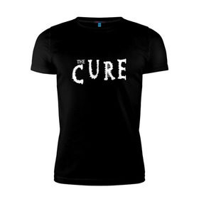 Мужская футболка премиум с принтом The Cure в Кировске, 92% хлопок, 8% лайкра | приталенный силуэт, круглый вырез ворота, длина до линии бедра, короткий рукав | cure | британия | группы | музыка | надпись | роберт смит | роджер одоннелл | рок | саймон гэллап