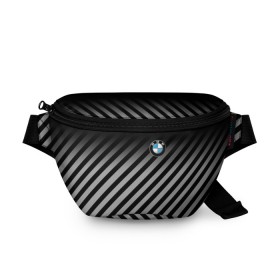 Поясная сумка 3D с принтом BMW 2018 Black Collection в Кировске, 100% полиэстер | плотная ткань, ремень с регулируемой длиной, внутри несколько карманов для мелочей, основное отделение и карман с обратной стороны сумки застегиваются на молнию | bmw | автомобильные | бмв | машины