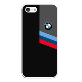 Чехол для iPhone 5/5S матовый с принтом BMW Brand Tricolor в Кировске, Силикон | Область печати: задняя сторона чехла, без боковых панелей | bmw | автомобильные | бмв | машины