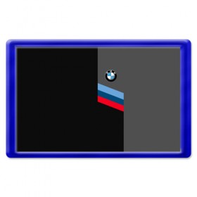 Магнит 45*70 с принтом BMW Brand Tricolor в Кировске, Пластик | Размер: 78*52 мм; Размер печати: 70*45 | bmw | автомобильные | бмв | машины
