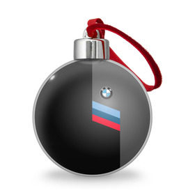 Ёлочный шар с принтом BMW Brand Tricolor в Кировске, Пластик | Диаметр: 77 мм | bmw | автомобильные | бмв | машины