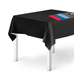 Скатерть 3D с принтом BMW Brand Tricolor в Кировске, 100% полиэстер (ткань не мнется и не растягивается) | Размер: 150*150 см | bmw | автомобильные | бмв | машины