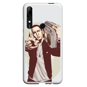Чехол для Honor P Smart Z с принтом Eminem Art в Кировске, Силикон | Область печати: задняя сторона чехла, без боковых панелей | art | eminem | hip hop | rap | rap god | арт | брюс | бумбокс | маршалл | мэтерс | рэп | хим хоп | эминем