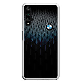 Чехол для Honor 20 с принтом BMW LINE PATTERN в Кировске, Силикон | Область печати: задняя сторона чехла, без боковых панелей | Тематика изображения на принте: bmw | bmw motorsport | bmw performance | carbon | m | motorsport | performance | sport | бмв | карбон | моторспорт | спорт