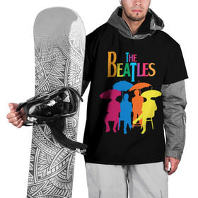 Накидка на куртку 3D с принтом The beatles в Кировске, 100% полиэстер |  | british | rock | the beatles