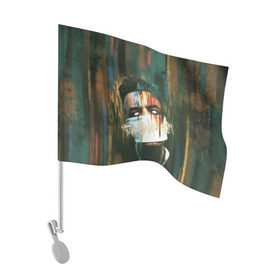 Флаг для автомобиля с принтом Sayonara boy 2 в Кировске, 100% полиэстер | Размер: 30*21 см | allj | eldzhey | sayonaraboy | алексей узенюк | рэпер | хип хоп | элджей