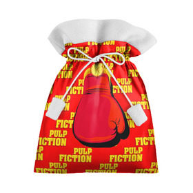 Подарочный 3D мешок с принтом Криминальное чтиво в Кировске, 100% полиэстер | Размер: 29*39 см | pulp fiction | бокс | золотые часы | перчатка