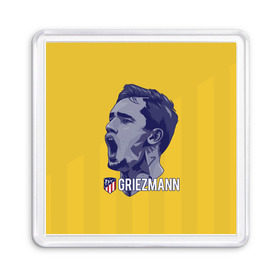 Магнит 55*55 с принтом Griezmann Atletico Madrid в Кировске, Пластик | Размер: 65*65 мм; Размер печати: 55*55 мм | atletico | griezman | griezmann | grizman | kit | madrid | world cup | антуан | атлетико | гризман | гризманн | мадрид | матрасники | франция | футбол | чемпионат мира