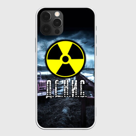 Чехол для iPhone 12 Pro с принтом S.T.A.L.K.E.R. - Д,Е.Н.И.С. в Кировске, силикон | область печати: задняя сторона чехла, без боковых панелей | stalker | волки | грузовик | ден | денис | денчик | знак | имя | мрак | опасность | припять | птицы | радиация | сталкер | чернобыль