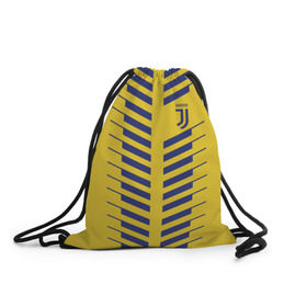 Рюкзак-мешок 3D с принтом Juventus 2018 Creative #1 в Кировске, 100% полиэстер | плотность ткани — 200 г/м2, размер — 35 х 45 см; лямки — толстые шнурки, застежка на шнуровке, без карманов и подкладки | 