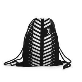 Рюкзак-мешок 3D с принтом Juventus 2018 Creative #2 в Кировске, 100% полиэстер | плотность ткани — 200 г/м2, размер — 35 х 45 см; лямки — толстые шнурки, застежка на шнуровке, без карманов и подкладки | juventus | футбол | футбольный клуб | ювентус