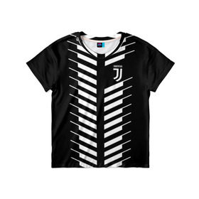 Детская футболка 3D с принтом Juventus 2018 Creative #2 в Кировске, 100% гипоаллергенный полиэфир | прямой крой, круглый вырез горловины, длина до линии бедер, чуть спущенное плечо, ткань немного тянется | Тематика изображения на принте: juventus | футбол | футбольный клуб | ювентус