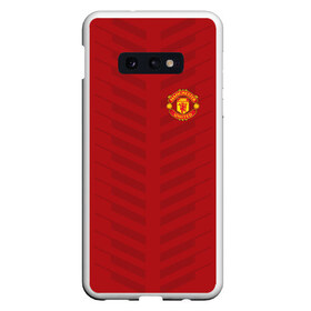 Чехол для Samsung S10E с принтом Manchester United Creative #1 в Кировске, Силикон | Область печати: задняя сторона чехла, без боковых панелей | emirates | fc | manchester united | абстракция | геометрия | зож | клуб | линии | манчестер юнайтед | модные | мяч | россии | спорт | спортивные | стиль | тренды | футбол | футбольный клуб | экстрим | эмблема