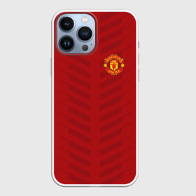 Чехол для iPhone 13 Pro Max с принтом Manchester United Creative 1 в Кировске,  |  | emirates | fc | manchester united | абстракция | геометрия | зож | клуб | линии | манчестер юнайтед | модные | мяч | россии | спорт | спортивные | стиль | тренды | футбол | футбольный клуб | экстрим | эмблема