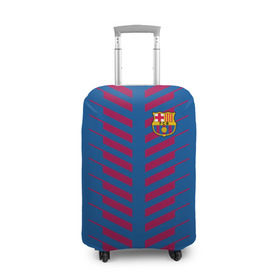 Чехол для чемодана 3D с принтом FC Barcelona 2018 Creative в Кировске, 86% полиэфир, 14% спандекс | двустороннее нанесение принта, прорези для ручек и колес | fc | fc barcelona | fcb | барселона | мяч | спорт | футбол | футбольный клуб