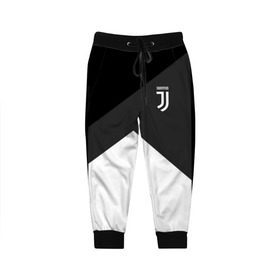 Детские брюки 3D с принтом Juventus 2018 Original #8 в Кировске, 100% полиэстер | манжеты по низу, эластичный пояс регулируется шнурком, по бокам два кармана без застежек, внутренняя часть кармана из мелкой сетки | juventus | спорт | футбол | футбольный клуб | ювентус