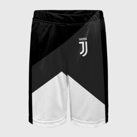 Детские спортивные шорты 3D с принтом Juventus 2018 Original #8 в Кировске,  100% полиэстер
 | пояс оформлен широкой мягкой резинкой, ткань тянется
 | juventus | спорт | футбол | футбольный клуб | ювентус