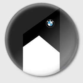 Значок с принтом BMW 2018 SportWear #3 в Кировске,  металл | круглая форма, металлическая застежка в виде булавки | Тематика изображения на принте: bmw | автомобильные | бмв | машины