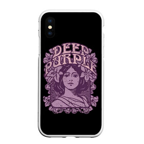 Чехол для iPhone XS Max матовый с принтом Deep Purple в Кировске, Силикон | Область печати: задняя сторона чехла, без боковых панелей | album | british | deep purple | england | heavy metal | rock group | альбом | англия | британская | рок группа | хеви металл