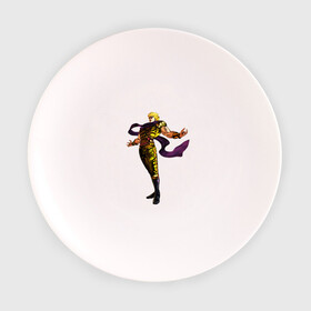 Тарелка 3D с принтом Дио Брандо в Кировске, фарфор | диаметр - 210 мм
диаметр для нанесения принта - 120 мм | anime | jojo | jojos bizarre adventure | аниме | дио брандо