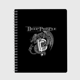 Тетрадь с принтом Deep Purple в Кировске, 100% бумага | 48 листов, плотность листов — 60 г/м2, плотность картонной обложки — 250 г/м2. Листы скреплены сбоку удобной пружинной спиралью. Уголки страниц и обложки скругленные. Цвет линий — светло-серый
 | album | british | deep purple | england | heavy metal | rock group | альбом | англия | британская | рок группа | хеви металл