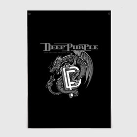 Постер с принтом Deep Purple в Кировске, 100% бумага
 | бумага, плотность 150 мг. Матовая, но за счет высокого коэффициента гладкости имеет небольшой блеск и дает на свету блики, но в отличии от глянцевой бумаги не покрыта лаком | album | british | deep purple | england | heavy metal | rock group | альбом | англия | британская | рок группа | хеви металл