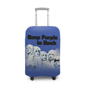 Чехол для чемодана 3D с принтом Deep Purple в Кировске, 86% полиэфир, 14% спандекс | двустороннее нанесение принта, прорези для ручек и колес | album | british | deep purple | england | heavy metal | rock group | альбом | англия | британская | рок группа | хеви металл