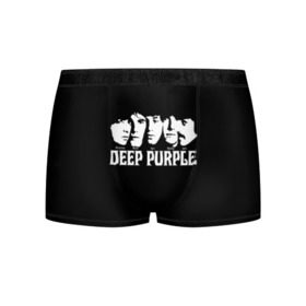 Мужские трусы 3D с принтом Deep Purple в Кировске, 50% хлопок, 50% полиэстер | классическая посадка, на поясе мягкая тканевая резинка | album | british | deep purple | england | heavy metal | rock group | альбом | англия | британская | рок группа | хеви металл