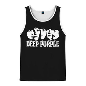 Мужская майка 3D с принтом Deep Purple в Кировске, 100% полиэстер | круглая горловина, приталенный силуэт, длина до линии бедра. Пройма и горловина окантованы тонкой бейкой | album | british | deep purple | england | heavy metal | rock group | альбом | англия | британская | рок группа | хеви металл