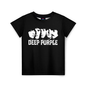 Детская футболка 3D с принтом Deep Purple в Кировске, 100% гипоаллергенный полиэфир | прямой крой, круглый вырез горловины, длина до линии бедер, чуть спущенное плечо, ткань немного тянется | Тематика изображения на принте: album | british | deep purple | england | heavy metal | rock group | альбом | англия | британская | рок группа | хеви металл