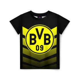 Детская футболка 3D с принтом FC Borussia 2018 Original #15 в Кировске, 100% гипоаллергенный полиэфир | прямой крой, круглый вырез горловины, длина до линии бедер, чуть спущенное плечо, ткань немного тянется | боруссия | дортмунд