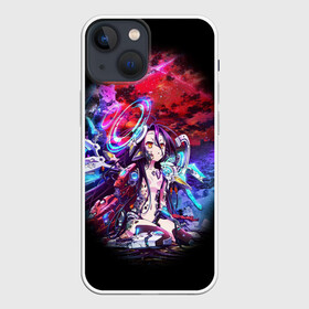 Чехол для iPhone 13 mini с принтом овальная фреска в Кировске,  |  | no game | no game no life | no game no life zero | no life | нет игры нет жизни