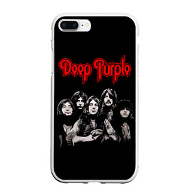 Чехол для iPhone 7Plus/8 Plus матовый с принтом Deep Purple в Кировске, Силикон | Область печати: задняя сторона чехла, без боковых панелей | album | british | deep purple | england | heavy metal | rock group | альбом | англия | британская | рок группа | хеви металл