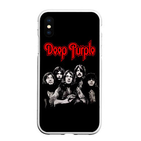 Чехол для iPhone XS Max матовый с принтом Deep Purple в Кировске, Силикон | Область печати: задняя сторона чехла, без боковых панелей | album | british | deep purple | england | heavy metal | rock group | альбом | англия | британская | рок группа | хеви металл