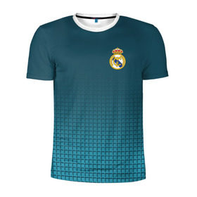 Мужская футболка 3D спортивная с принтом Real Madrid 2018 #14 в Кировске, 100% полиэстер с улучшенными характеристиками | приталенный силуэт, круглая горловина, широкие плечи, сужается к линии бедра | emirates | fc | real madrid | клуб | мода | мяч | реал мадрид | экстрим | эмблема