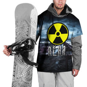 Накидка на куртку 3D с принтом S.T.A.L.K.E.R. - Л.Ё.Н.Я. в Кировске, 100% полиэстер |  | stalker | волки | грузовик | имя | ленчик | леня | леонид | мрак | припять | птицы | радиация | сталкер | чернобыль