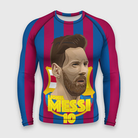 Мужской рашгард 3D с принтом Lionel Messi Barcelona в Кировске,  |  | barca | barcelona | barsa | barselona | kit | leo | mesi | messi | барса | барселона | лео | лионель | меси | месси