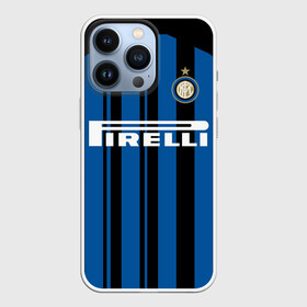 Чехол для iPhone 13 Pro с принтом Интер Форма Домашняя 17 18 в Кировске,  |  | icardi | inter | international | italy | milan | world cup | икарди | интер | интернационале | италия | мауро | милан | миланский | футбольная форма | футбольный клуб | чемпионат мира