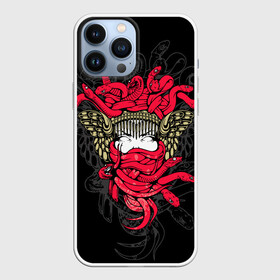 Чехол для iPhone 13 Pro Max с принтом Горгона Медуза в Кировске,  |  | face | fashion | gorgon medusa | hair | head | lady | monster | snake | style | the protectress | woman | волосы | голова | горгона медуза | женщина | защитница | змеи | лицо | мода | повелительница | стиль | чудовище