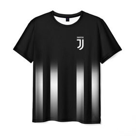 Мужская футболка 3D с принтом Juventus 2018 Line в Кировске, 100% полиэфир | прямой крой, круглый вырез горловины, длина до линии бедер | Тематика изображения на принте: fc | juventus | спорт | фк | футбол | ювентус