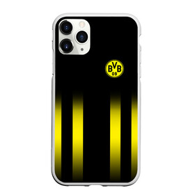 Чехол для iPhone 11 Pro матовый с принтом FC Borussia 2018 Line в Кировске, Силикон |  | боруссия | дортмунд