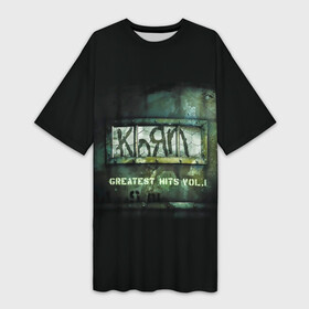 Платье-футболка 3D с принтом Korn, greatest hits vol.1 в Кировске,  |  | korn | koяn | альтернативный | арвизу | гранж | грув | группа | дэвис | корн | коян | лузье | манки | метал | музыка | нюметал | панк | песни | рок | уэлч | филди | филипп | хэд | шаффер