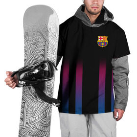 Накидка на куртку 3D с принтом FC Barcelona Color Line в Кировске, 100% полиэстер |  | fc barcelona | fcb | барселона | спорт | спортивные | фк | футбол