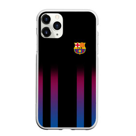 Чехол для iPhone 11 Pro Max матовый с принтом FC Barcelona Color Line в Кировске, Силикон |  | fc barcelona | fcb | барселона | спорт | спортивные | фк | футбол