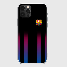 Чехол для iPhone 12 Pro Max с принтом FC Barcelona Color Line в Кировске, Силикон |  | fc barcelona | fcb | барселона | спорт | спортивные | фк | футбол