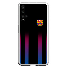 Чехол для Honor 20 с принтом FC Barcelona Color Line в Кировске, Силикон | Область печати: задняя сторона чехла, без боковых панелей | fc barcelona | fcb | барселона | спорт | спортивные | фк | футбол