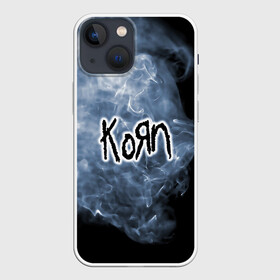 Чехол для iPhone 13 mini с принтом Korn в Кировске,  |  | korn | koяn | альтернативный | арвизу | гранж | грув | группа | дым | дэвис | корн | коян | лузье | манки | метал | музыка | нюметал | панк | песни | рок | уэлч | филди | филипп | хэд | шаффер
