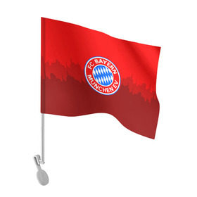 Флаг для автомобиля с принтом FC Bayern 2018 Paints в Кировске, 100% полиэстер | Размер: 30*21 см | bayern | fc | бавария | спорт | спортивные | фк | футбол